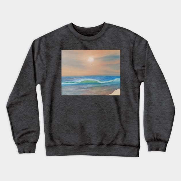 Sea Breeze oil painting by Tabitha Kremesec Crewneck Sweatshirt by TeteSteva19